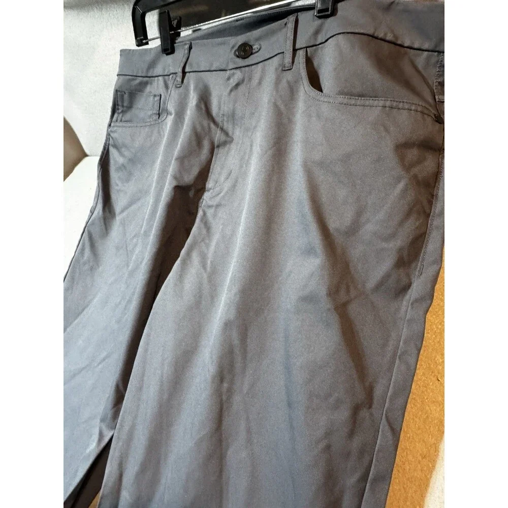 Public Rec Dealmaker Gray Grey 5-Pocket Pant Men 35*34 Performance Comfort NWOT